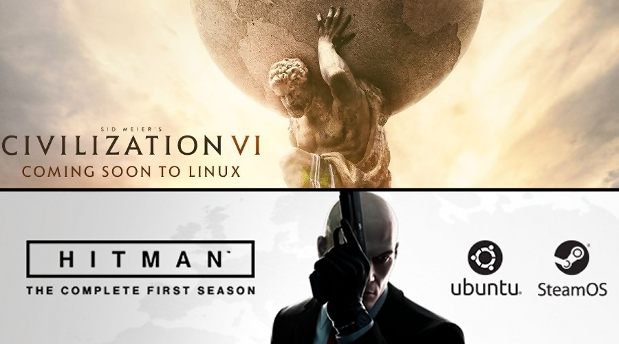 Civilization 6 y HITMAN llegan a Linux